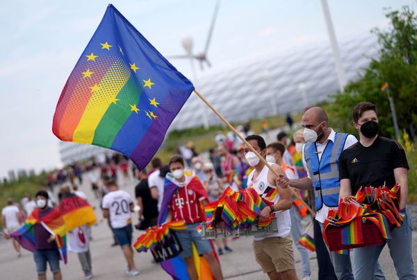 Hungary Fans Bemused by Rainbow-Flag Reception in Munich