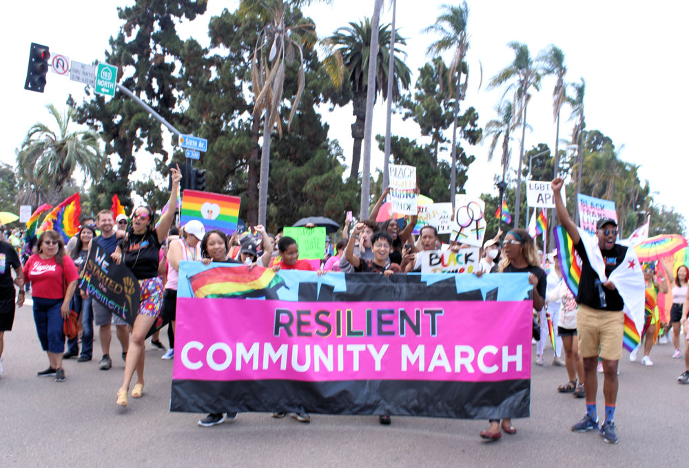 San Diego Pride Resilient March :: July 11, 2021