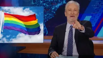 Watch: Jon Stewart Criticizes Corporations for Pride Month Campaigns